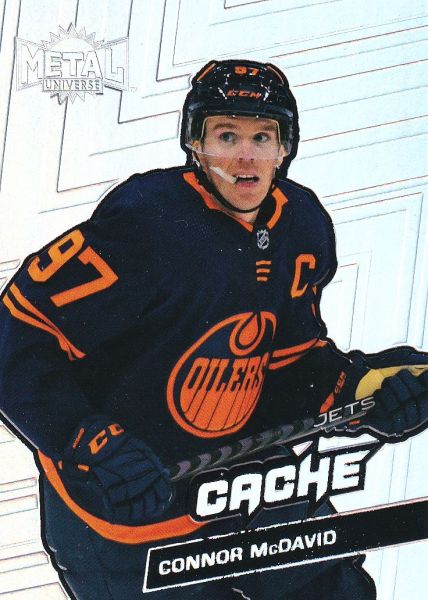 insert karta CONNOR McDAVID 22-23 Metal Universe Cache číslo C-1